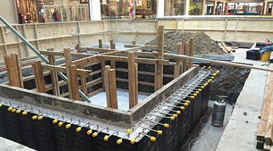 Construction Inside the Mall — Internal Waterproofing in Central Coast, NSW