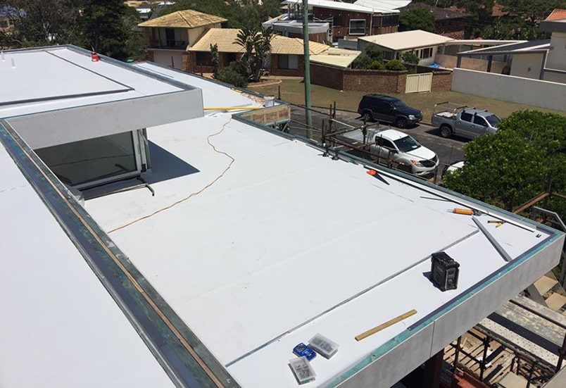 Waterproofing on the Flat Roof — Internal Waterproofing in Central Coast, NSW